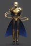 Placeholder: Golden Robot, Heavenly Angel Characteristcics, Sorcerer Supreme, Cloak, Humanoid, Halo Ring on his back.