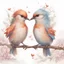 Placeholder: create two birds loving eachother, couple, fairy tale, realistic