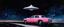 Placeholder: ncc 1701 enterprise Macabre Rapture End of days Revelation scene, loose brush stroke matte oil painting, sinner apotheosis, Phlegm, diagonal composition, unbalanced, abstract surreal horror, eerie, scary warm colors, Eldritch, by Colin McCahon Upscale @JonKnockTurnal A photorealistic futuristic pink cadillac 2999 ufo, bilaterally symmetrical, mechanical surrealism, retrofuturistic, faux americana, soviet futurism, clockwork, helltech