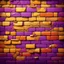 Placeholder: Hyper Realistic Yellow, Orange, Maroon & Purple Multicolored Grungy Retro Background with Golden-Glowing-Cracked-Bricks