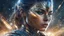 Placeholder: Woman warrior, digital painting, double exposure, highlights, sparkles, clear lines, detail, fine rendering, high resolution, 4K, photorealism, precise focus,