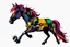 Placeholder: pop art pixels 1000 images cypher punk horse