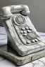 Placeholder: phone old, made of granite and marble