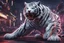 Placeholder: Venom beast in 8k anime cgi artstyle, white tiger them, warrior beast, neon effect, close picture, full body, apocalypse, intricate details, highly detailed, high details, detailed portrait, masterpiece,ultra detailed, ultra quality