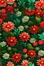 Placeholder: small floral repeating pattern design, 3D, 8k, realistic