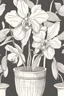 Placeholder: Envision a central, detailed drawing of an orchid in a decorative pot. From this pot, draw lines radiating outward like sun rays. At the end of each line, sketch an orchid petal. Inside each petal, write a self-care activity. As you complete activities, shade in the petals.