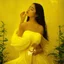 Placeholder: A mysterious and romantic photo quality artwork as cover art for a song with the title "do not disturb" , yellow oriental vibes
