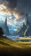 Placeholder: landscape sky like skyrim art