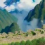 Placeholder: machupicchu , monet style, details, radiant, panoramic