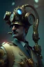 Placeholder: Navid Negahban, steampunk, unreal 5, octane render, cinema4d, dynamic lighting, dramatic lighting, 4k, redshift render, highly detailed, hyper realistic