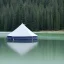 Placeholder: mystic tent on a lake