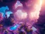 Placeholder: crystal cosmic and galactic tunnel ambiance sky rocks sunny pool surreal, full of details, smooth, bright sunshine，soft light atmosphere, light effect，vaporwave colorful, concept art, smooth, extremely sharp detail, finely tuned detail, ultra high definition, 8 k, unreal engine 5, ultra sharp focus