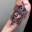 Placeholder: Woman Queen of Spades Tattoo