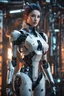 Placeholder: Fullbody Excellence vPhotography 4k masterpiece, incredible depth, cinematic dynamic lighting, sharp focus, high resolution, high quality, outstanding visual masterpiece, flawless rendering, fine detail, extremely realistic masterpiece))), ((((a beautiful robot woman with exposed machinery and circuitry, hanging out in a cyberpunk workshop, elegant machinery, glowing circuitry on skin)))), (((perfect face, proportionate face, beautiful features, unbelievable detai