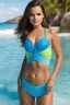 Placeholder: the actress Bailee Madison as a Sports Illustrated swimming suit model - 32k, UHD, glossy, professional quality 8 x 10, 35mm, studio photograph