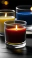 Placeholder: soy wax candles in a glass cup