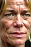 Placeholder: robin Wright dientes torcidos piel grasosa con muchos granos acné y lentes