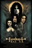 Placeholder: Movie Poster -- "Immortal Soul," Starring Paul Stanley as the evil vampire and Timothee Chalamet as Malcolm Stark - After witnessing the murder of his wife, at the hands of an evil vampire, he vows to avenge her death - in the art style of Boris Vallejo, Frank Frazetta, Julie bell, Caravaggio, Rembrandt, Michelangelo, Picasso, Gilbert Stuart, Gerald Brom, Thomas Kinkade, Neal Adams, Jim Lee, Sanjulian, Thomas Kinkade, Jim Lee,