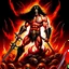 Placeholder: a strong men with sword ((manowar album)) no face