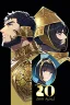 Placeholder: A handsome 30 year old knight, black hair, dark blue eyes, male bob haircut, in black-and-gold plate armor, no beard, european, portrait