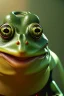 Placeholder: award winning portrait of a male anthropomorphic frog james bond. character design unreal engine 5, artistic lighting, highly detailed, photorealistic, fantasy