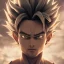 Placeholder: Son-goku close up, face, extreme details, realistic, unreal engine, 4k