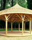 Placeholder: wooden pavillion for park