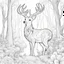 Placeholder: outline art for cute forrest coloring pages, white background, sketch style, only use outline, mandala style, clean line art, white background, no shadows and clear and well,