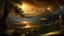 Placeholder: an epic painting of a landscape in the style of the hudson river school. epic lighting, very emotional