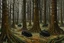Placeholder: Black woods with beetles painted by Karl Wiener
