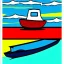 Placeholder: boat pop art