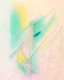 Placeholder: Abstract pastel painting with sketchy pencil outlines