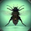 Placeholder: composition,portrait painting of a steampunk insect,steampunk center, ultra realistic, concept art, intricate details, eerie highly detailed, shiny, smooth, studio quality, octane render, Surrealism, Triadic colour scheme,glow-stick, ambient lighting,nightclub lighting, polaroid, 100mm, --ar 1:1 --v4