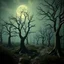 Placeholder: Hasselblad photograph of a creepy surreal landscape, eerie, Minicavio Quollati style, very surreal, trees, spooky, metaphysical objects, giant, intricate, appalling, deep 3d field, 8k, hypermaximalist