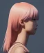 Placeholder: Anime girl cute neck head portrait, warrior costume, village, meditation, 8k quality