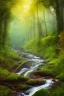 Placeholder: Beautiful stream in the forest in the 12PM in the afternoon ín 24K Resolutions, ultra HD, Professional PHOTOGRAPHY