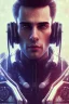 Placeholder: cyberpunk, head, men, portrai