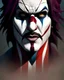 Placeholder: "matt mercer as a clown full-scale head and shoulders portrait, 8k resolution concept art portrait by Greg Rutkowski, Artgerm, WLOP, Alphonse Mucha dynamic lighting hyperdetailed intricately detailed Splash art trending on Artstation triadic colors Unreal Engine 5 volumetric lighting Splash art fantasy"