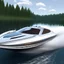 Placeholder: A beautiful speedboat in a beautiful lake, 4K, 8K, 16K, 3D, crazy details.