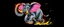 Placeholder: cute pen outline with some neon airbrush, let create a crazy wild elephant doing dangerous stuff - dynamic camera push-in revealing intricate details in motion.