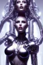 Placeholder: cyberpunk, black latex body, women, body portrai, big boobs, open mouth, highlight eyes perfect, skin, tron, cyborg , perfekt, real, dream, hr giger