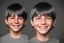 Placeholder: Phito of a boy with a Huge grin and Bowl cut black hair