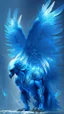 Placeholder: griphon made of blue energy