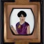 Placeholder: framed Portrait of Nina Dominic, also known as Tammy Gun, is a wise woman and member of the Celestial Order of Hathor in the 1920s nina is beautiful and powerful