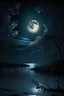 Placeholder: A moonlit night is a very beautiful sight