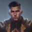 Placeholder: Portrait ,of the Man from Ragnarok, Ultra HD detail Ultra Realistic High quality art by Greg Rutkowski , realistic and intricate detail, sci-fi style, volumetric lighting, particles, high detail, cinematic, depth