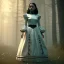 Placeholder: Full body, 3d render,Jenna Ortega, Wednesday addams 1800's women style, 1800's hair style, 1800's women clothes style, hyper realistic, octane render, unreal engine 5, 8k, palace background, uhd