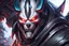 Placeholder: Huge Sion 8k sci-art drawing style, white ghoul, Jaw iron, big muscles, huge hatchet, league of legends them, neon effect, close picture, apocalypse, intricate details, highly detailed, high details, detailed portrait, masterpiece,ultra detailed, ultra quality