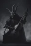 Placeholder: Dark demon musician with violin