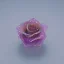 Placeholder: transparent multicolor crystal rose